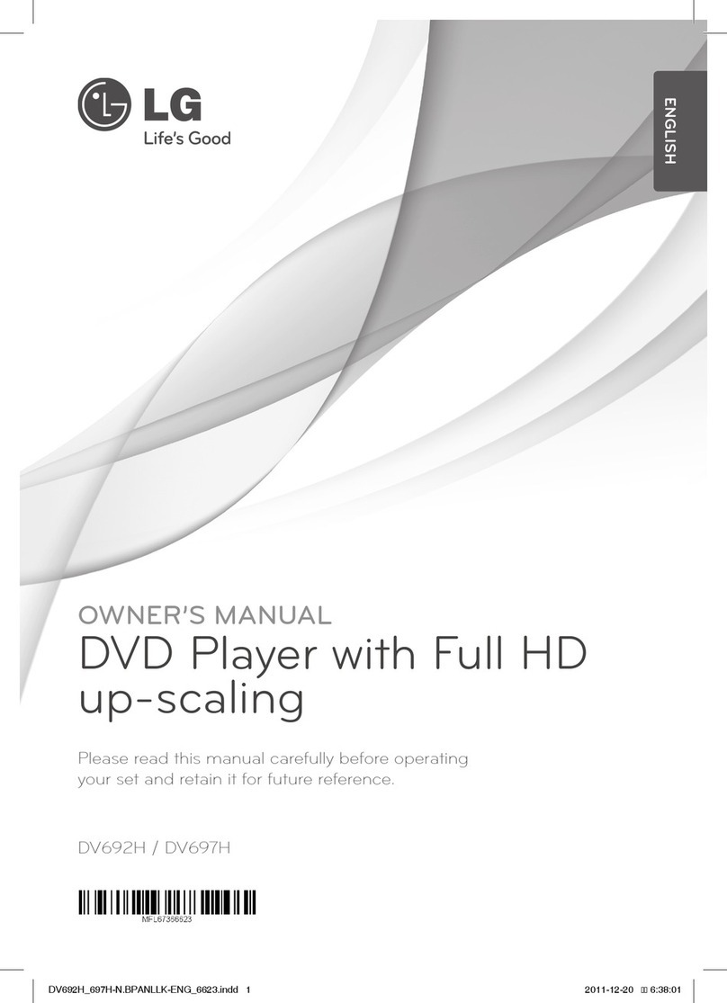 LG DV697H owner's manual