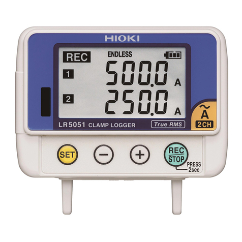Hioki LR5051 User manual Hioki LR5051 User manual