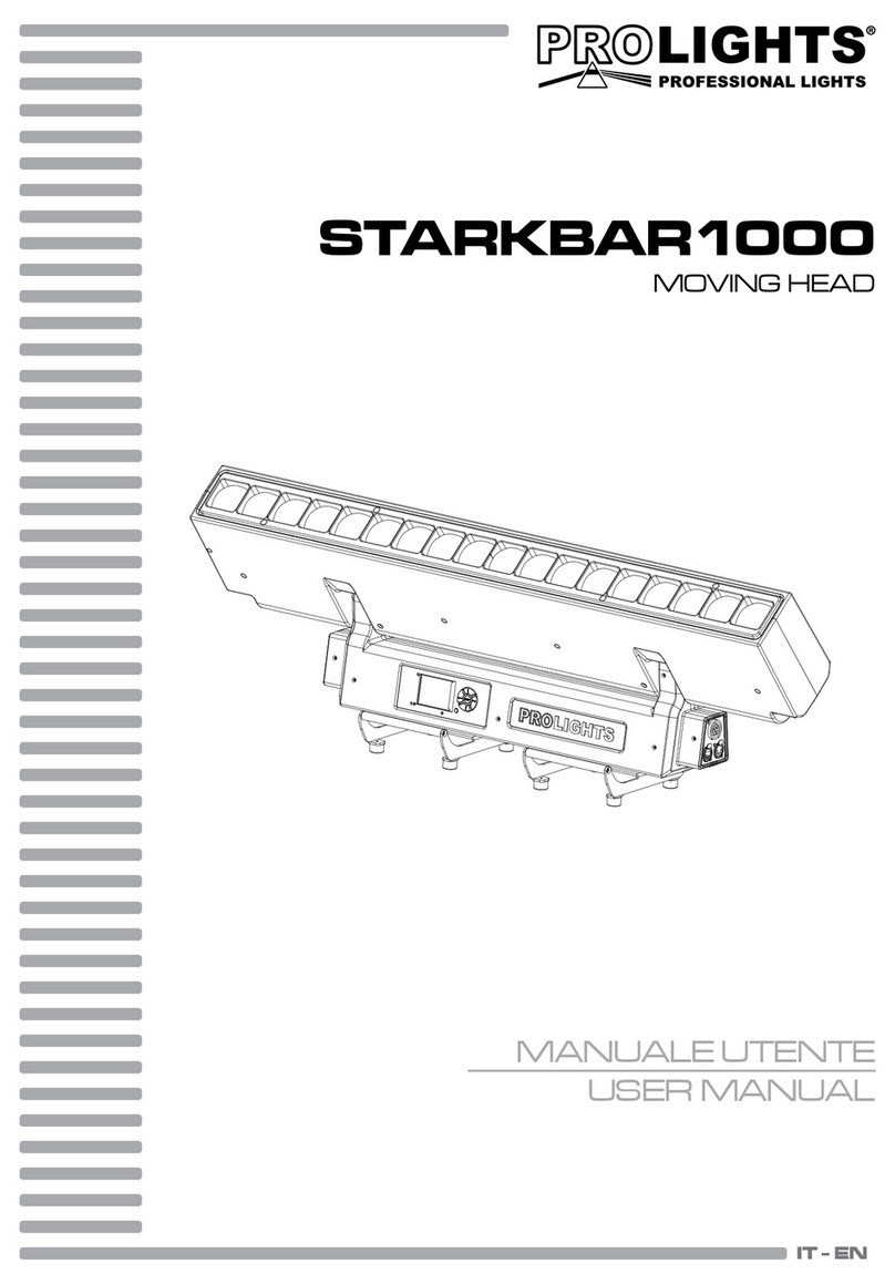 ProLights STARKBAR1000 User manual
