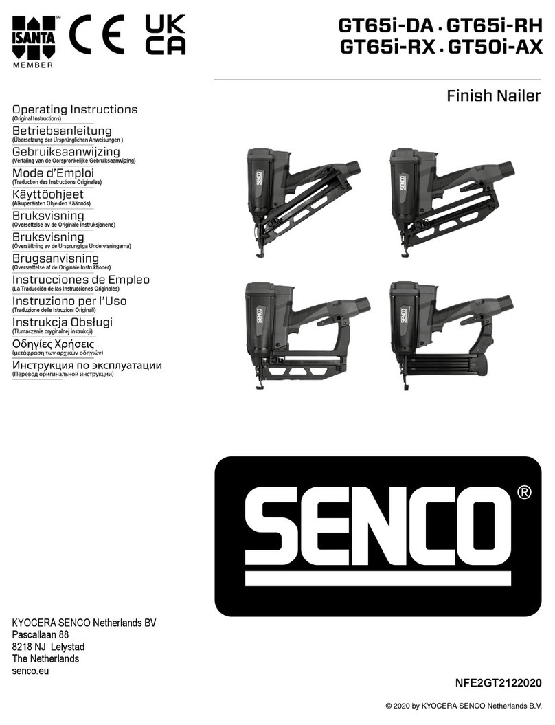Senco GT65i-DA operating instructions