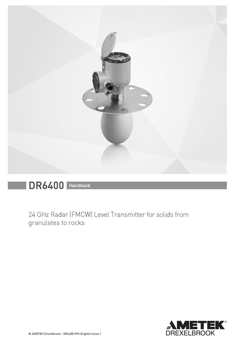 Ametek Drexelbrook DR6400 User manual