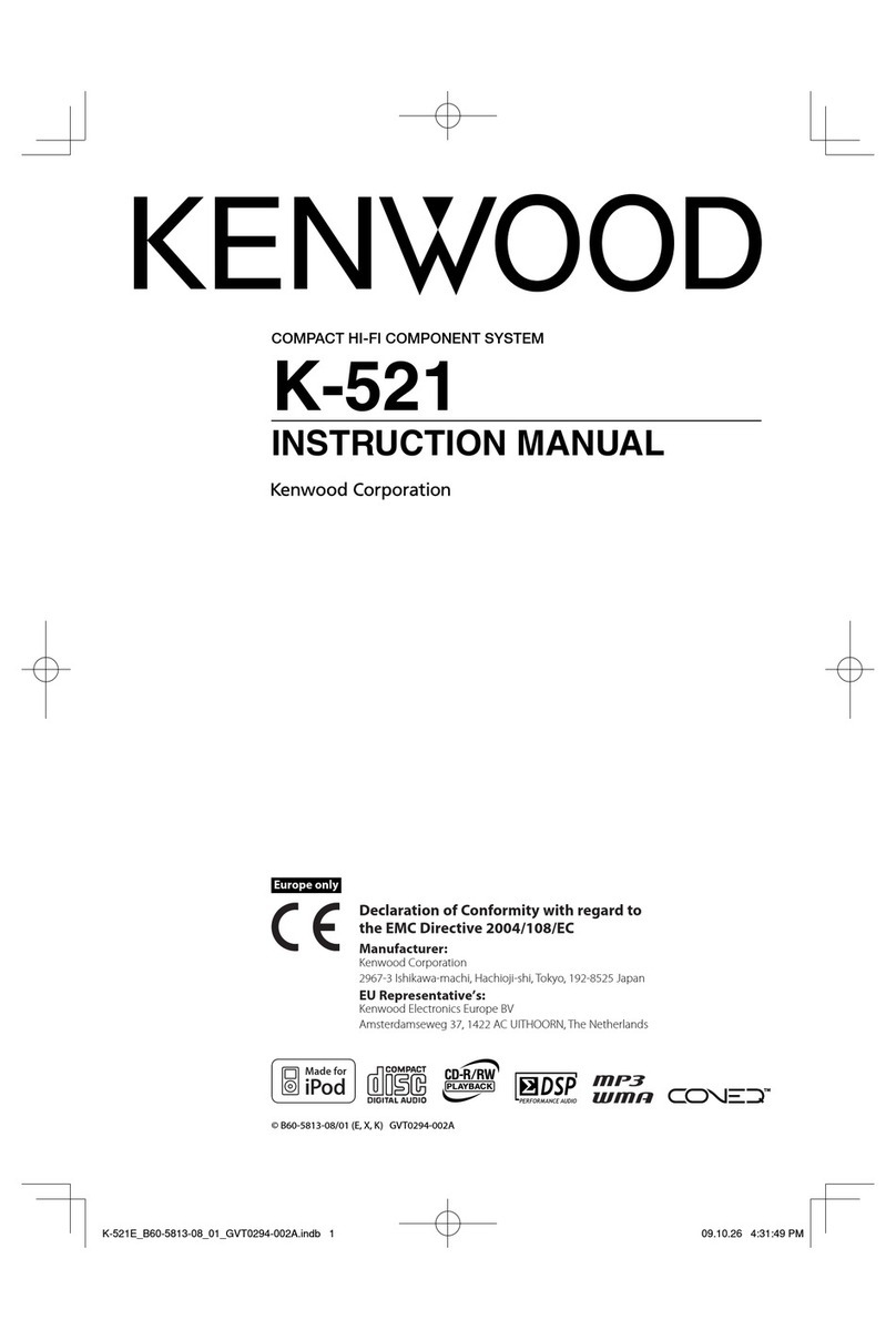Kenwood K-521-B instruction manual