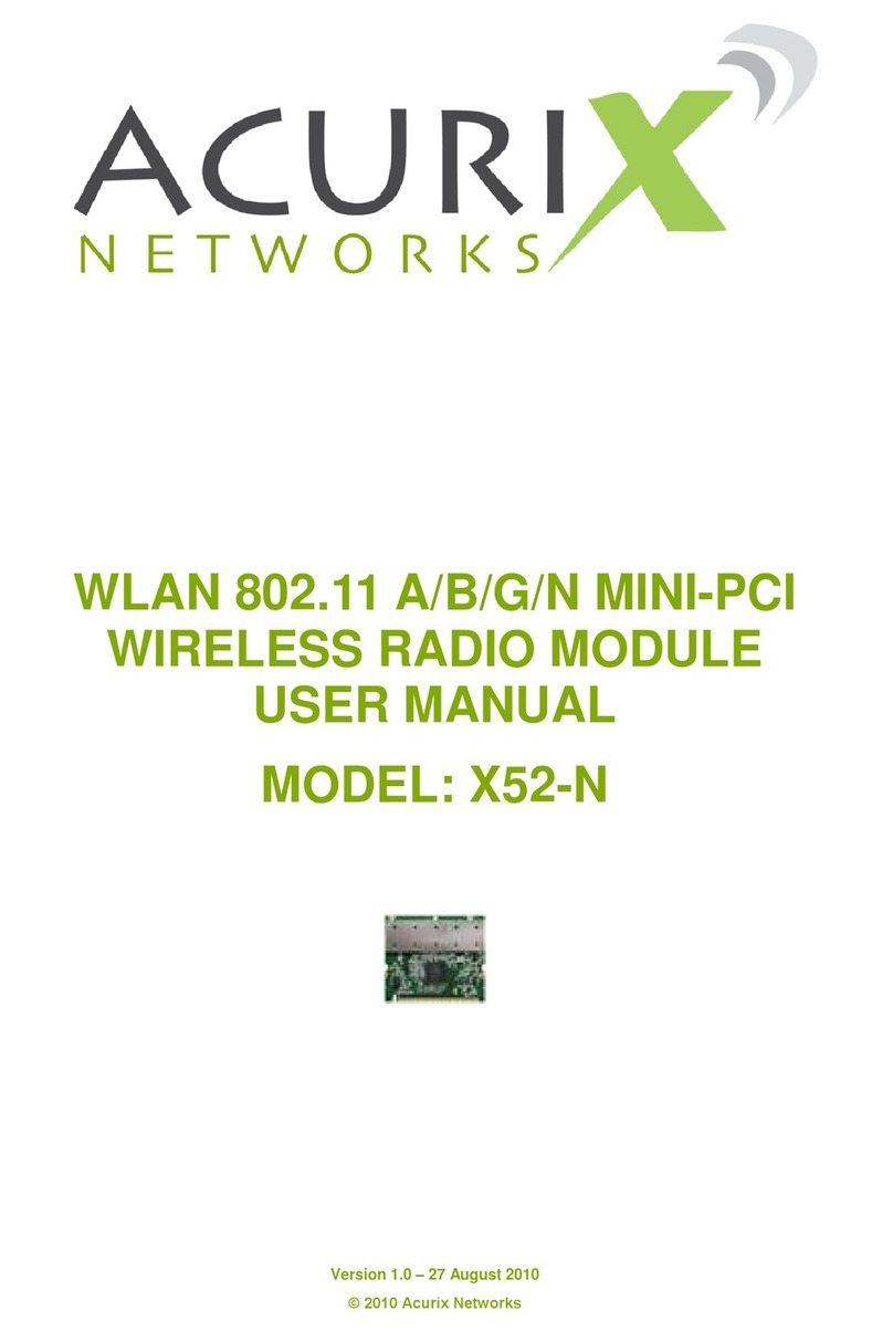 Acurix X52-N User manual