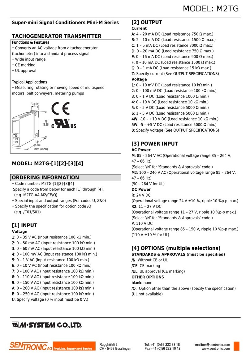 M-system Mini-M M2TG-14-M2 quick start guide M-system Mini-M M2TG-14-M2 quick start guide