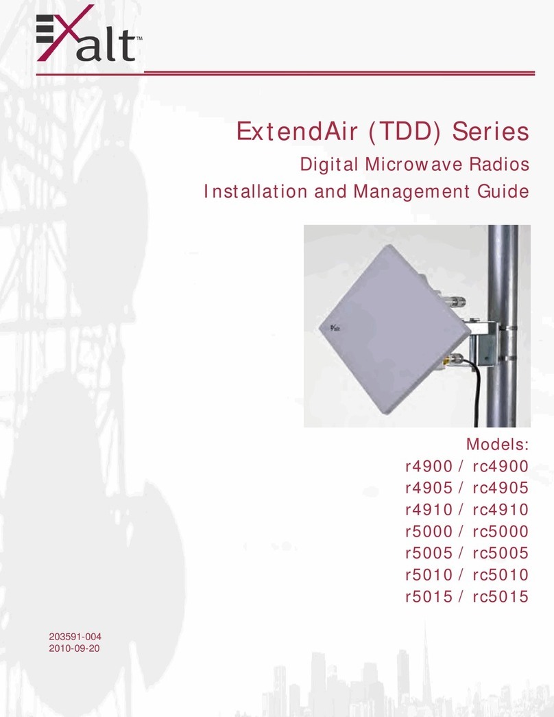Exalt ExtendAir r4900 Installation and management guide