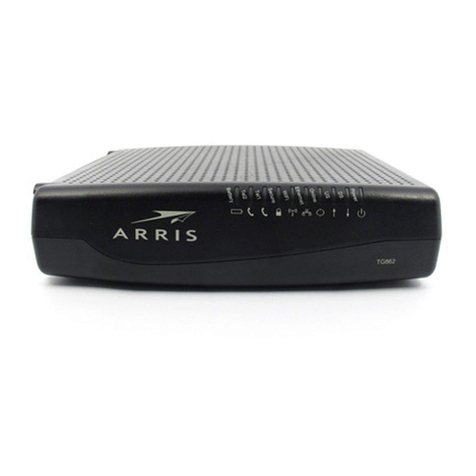 Arris Touchstone TG862G/NA User manual