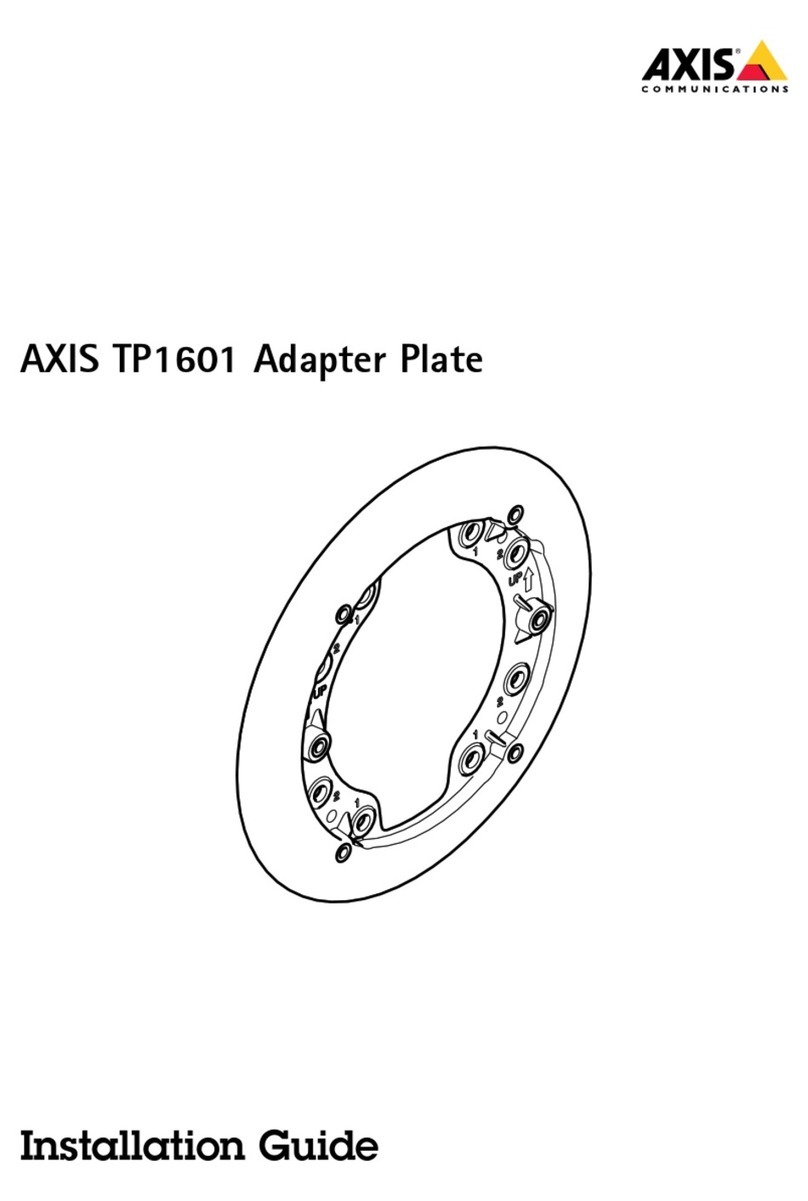 Axis TP1601 User manual