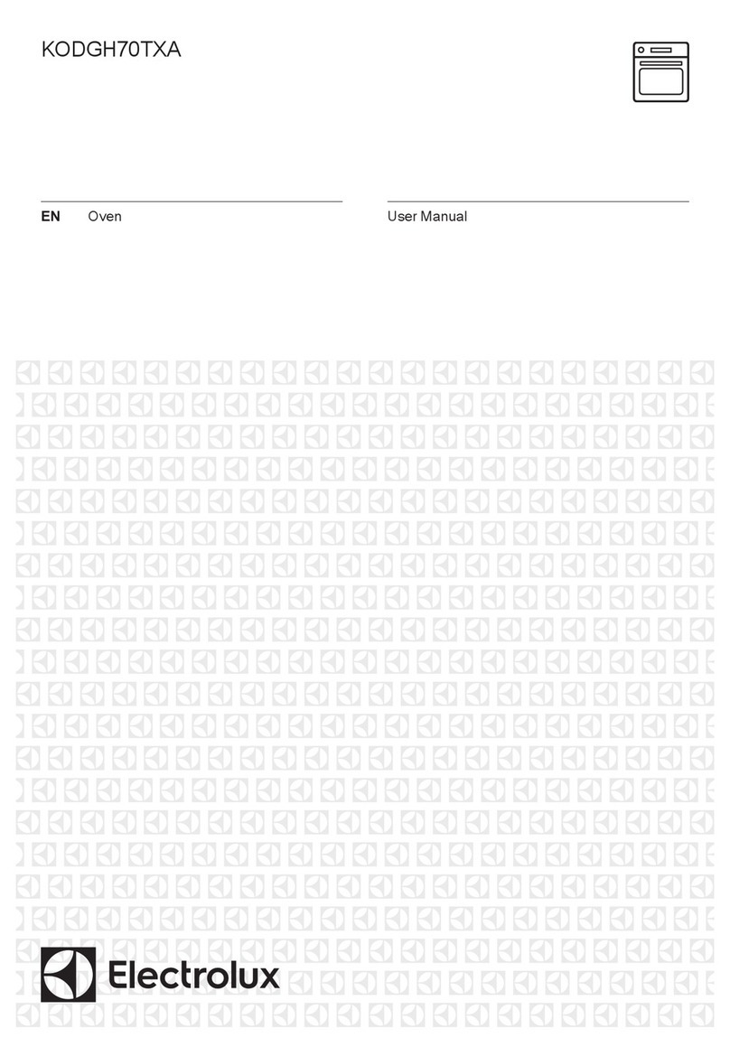Electrolux KODGH70TXA user manual