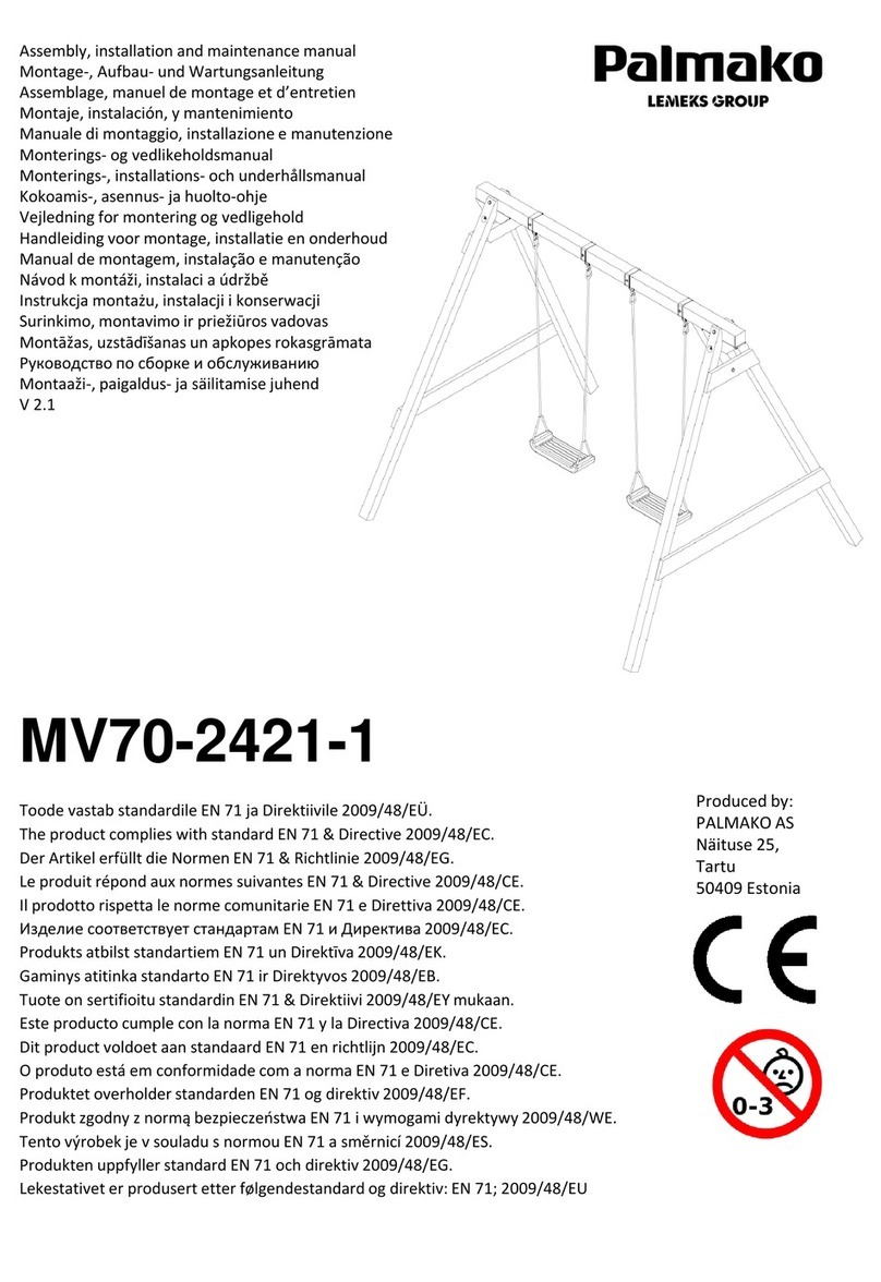 Lemeks Palmako MV70-2421-1 Installer manual