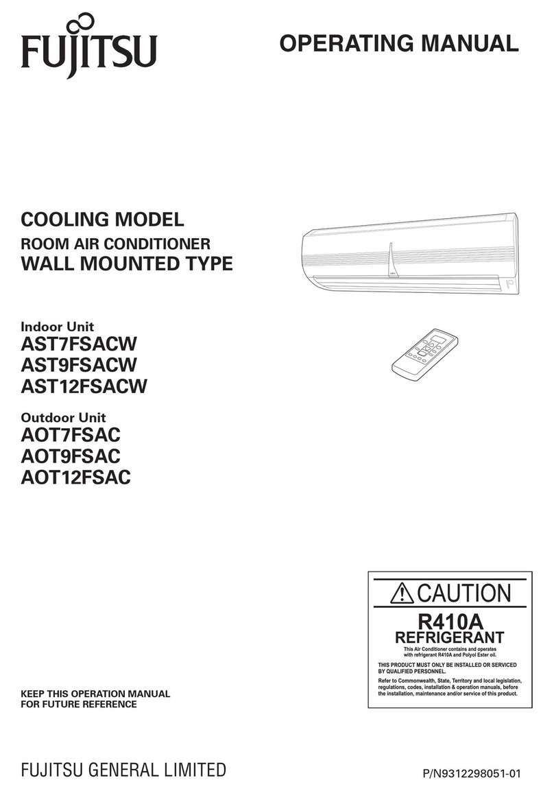 Fujitsu AST7FSACW User manual