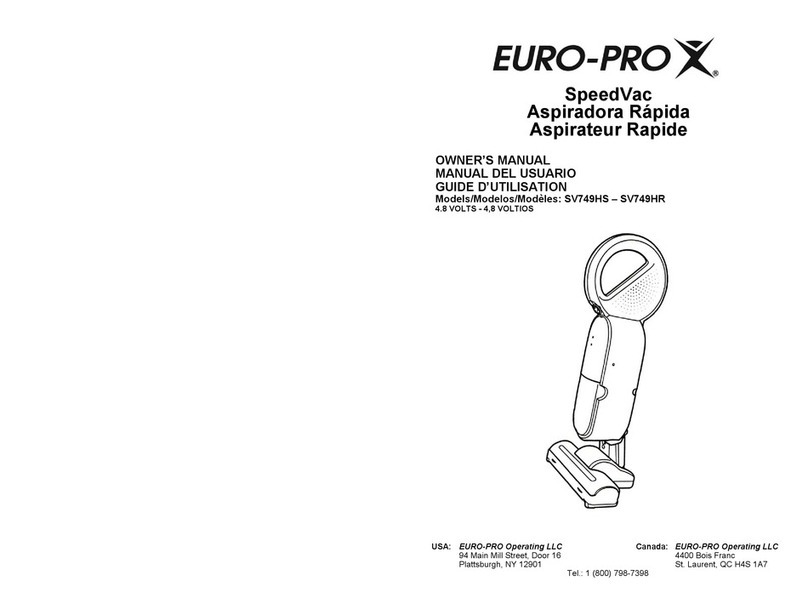 EUROPRO SV749HS User manual