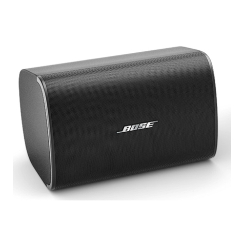 Bose Professional DesignMax DM6SE installation guide