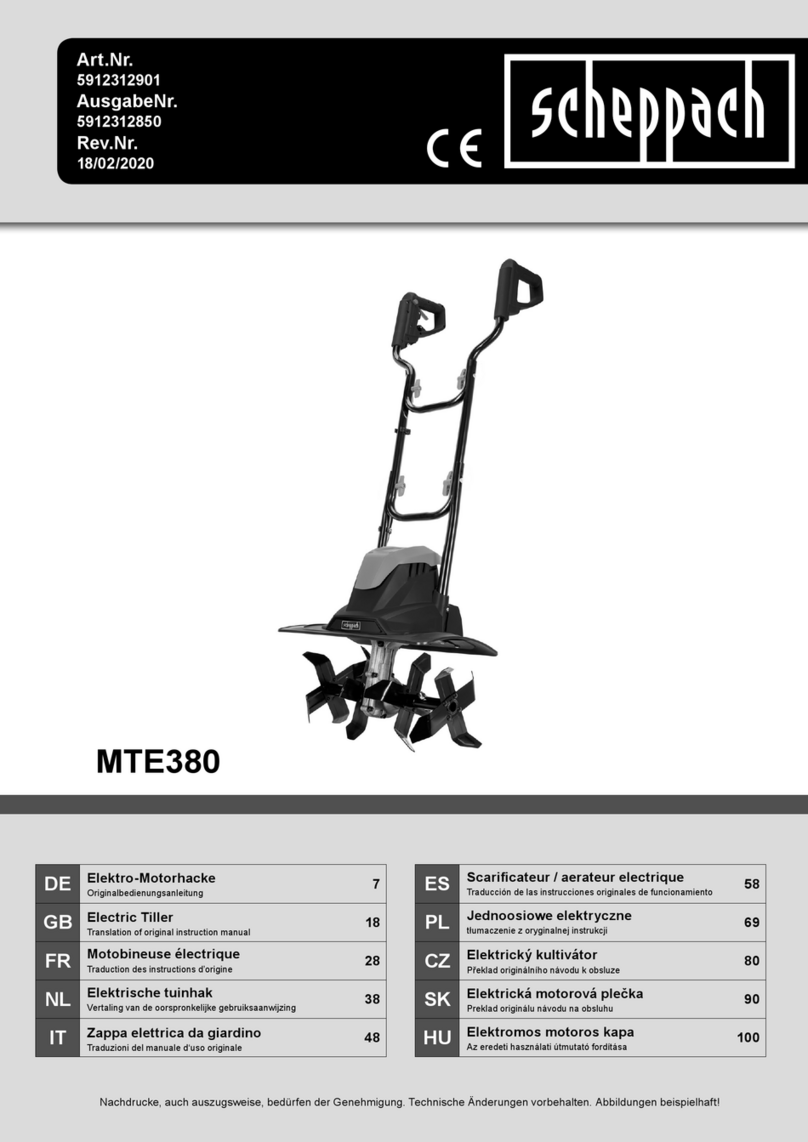 Scheppach MTE380 Instructions for use