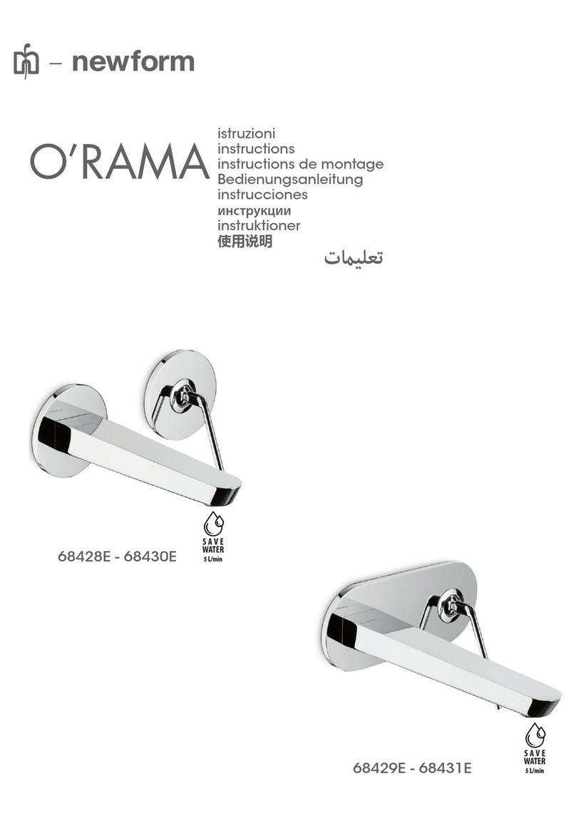 newform O'RAMA 68430E User manual