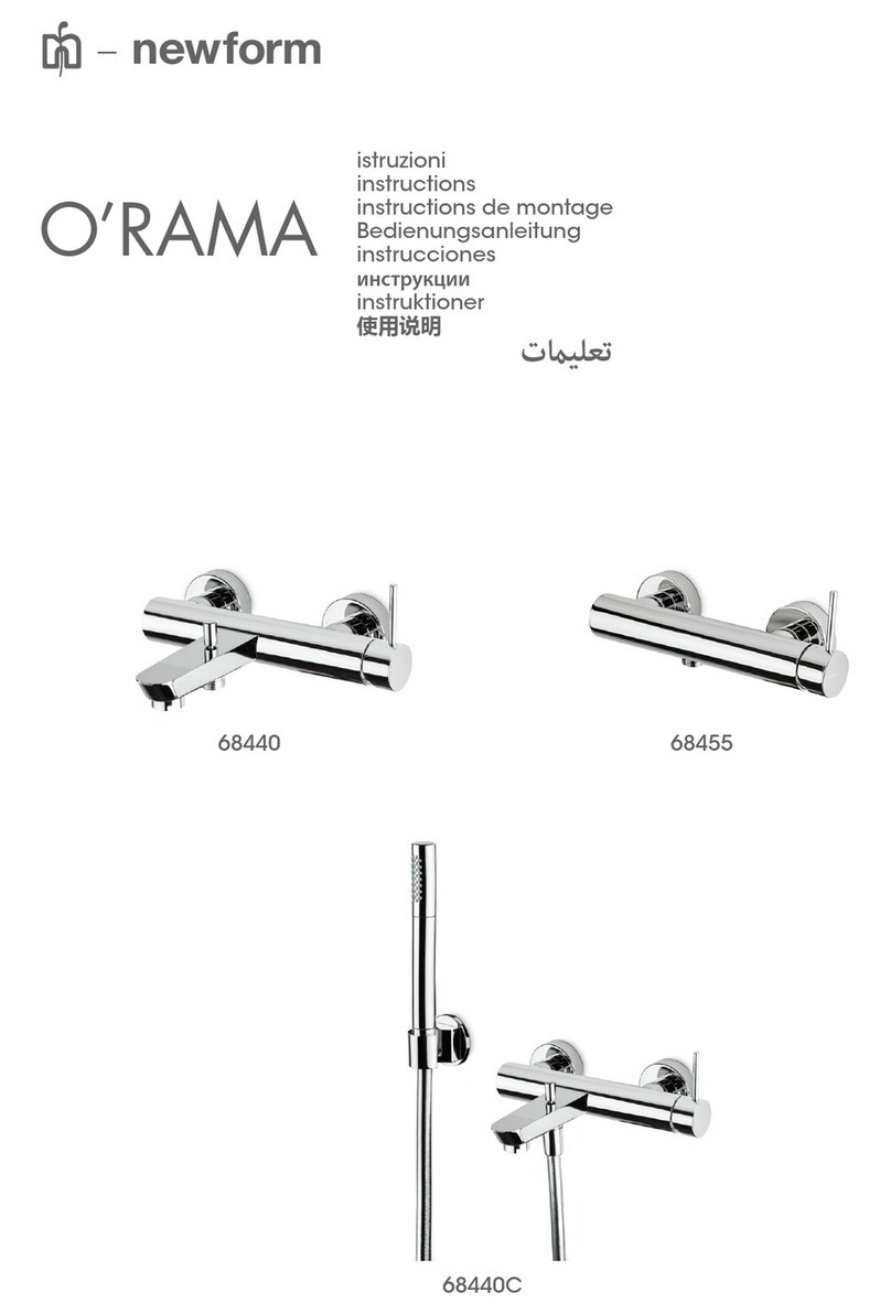 newform O'RAMA 68440C User manual