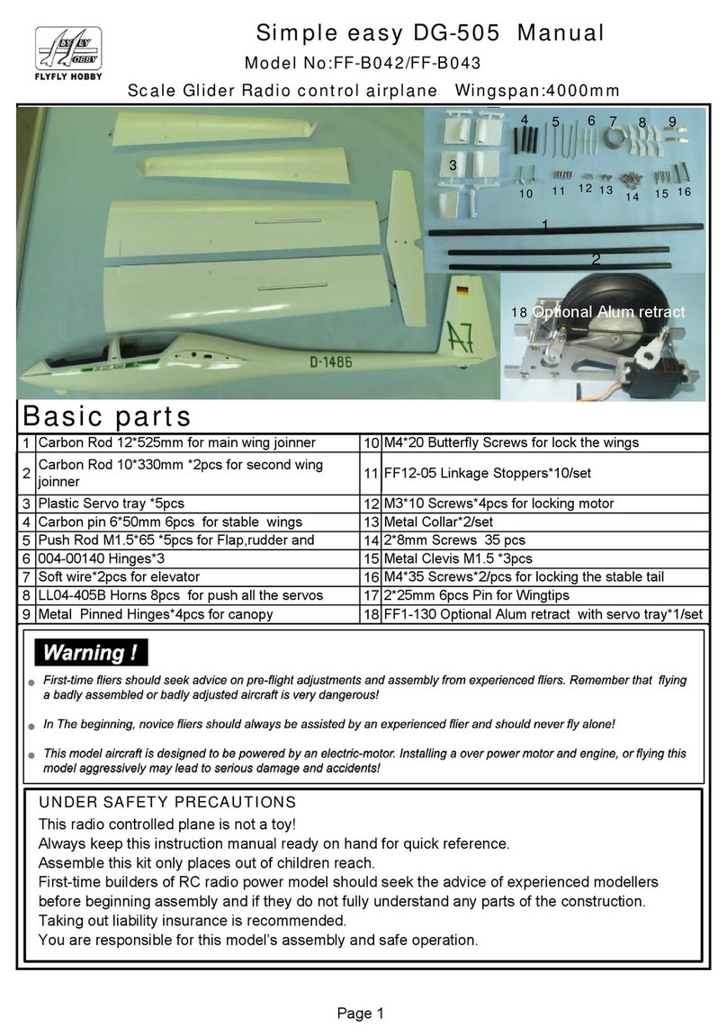 Fly Fly Hobby Simple easy DG-505 manual