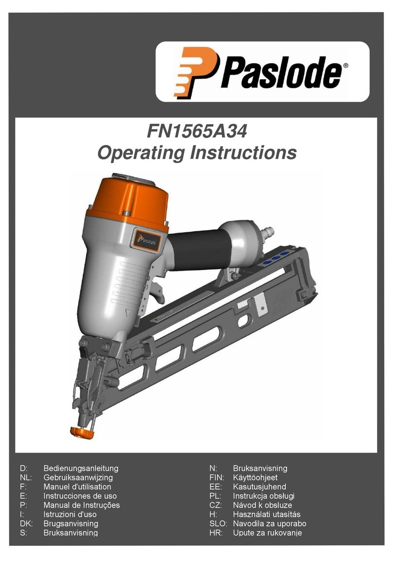 Paslode FN1565A34 User manual