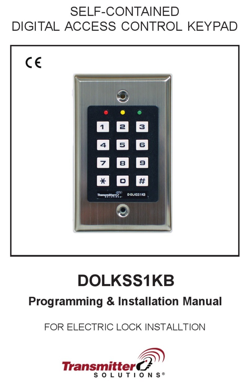 Transmitter Solutions DOLKSS1KB Programming & installation manual