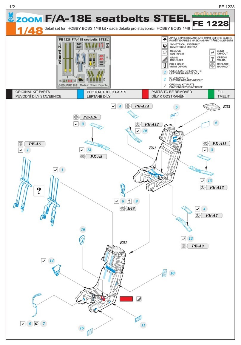 Eduard Zoom FE 1228 User manual Eduard Zoom FE 1228 User manual