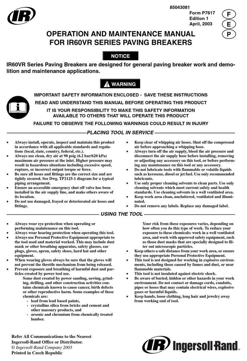 Ingersoll-Rand IR60VR Series User manual