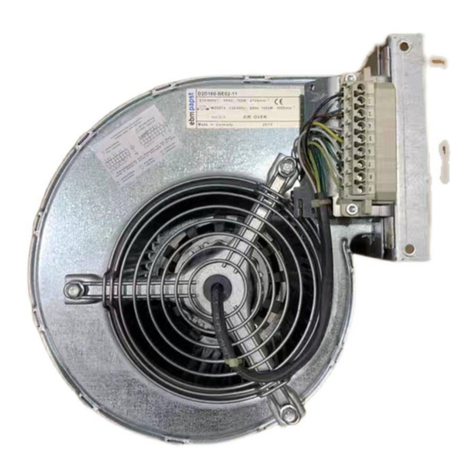Ebmpapst D2D160-BE02-11 User manual
