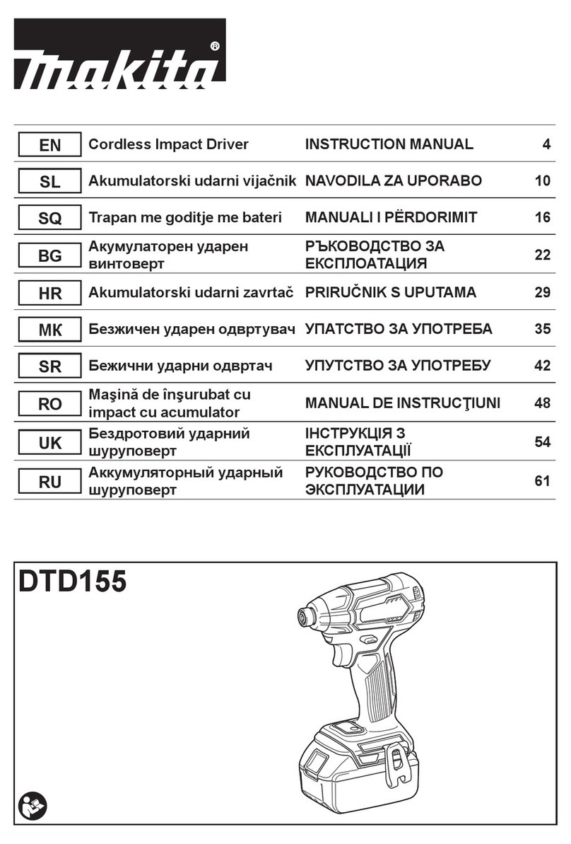 Makita DTD155Z instruction manual