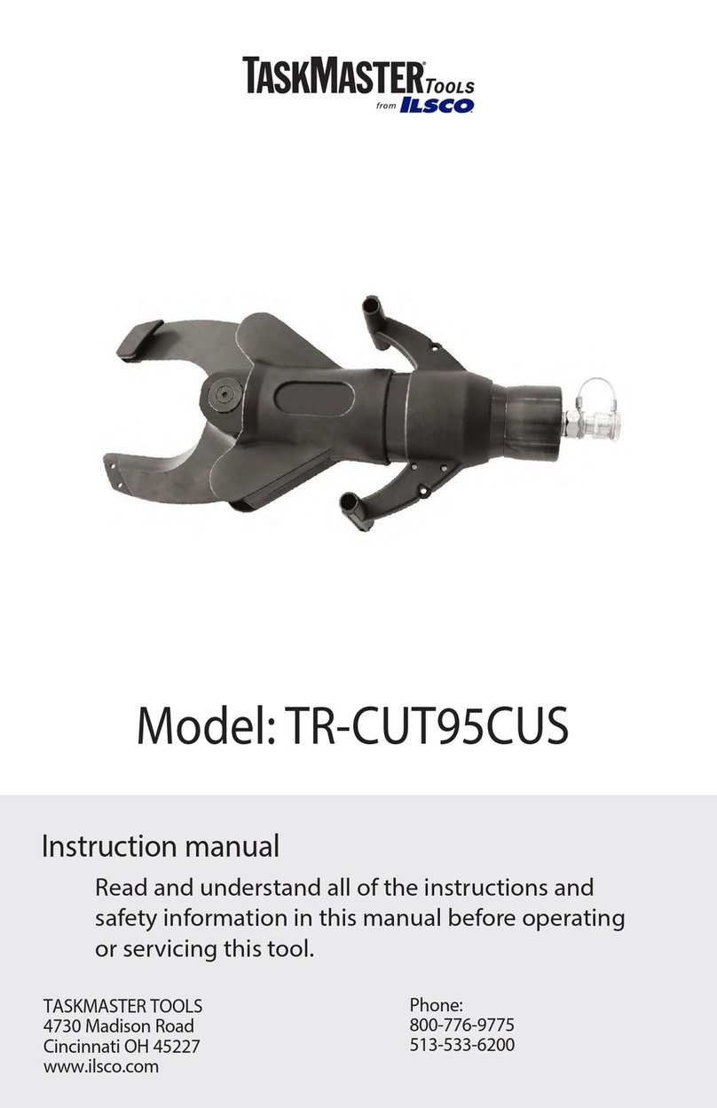 Ilsco TaskMaster TR-CUT95CUS User manual