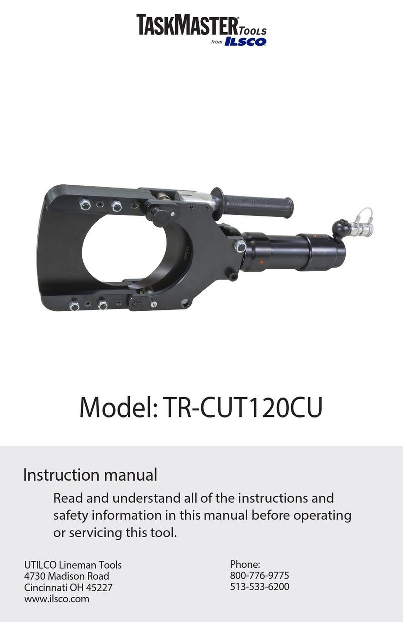 Ilsco TaskMaster TR-CUT120CU User manual