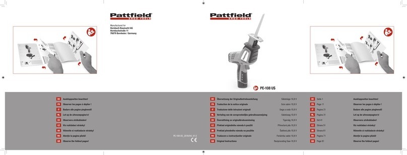 Pattfield Ergo Tools PE-108 US instructions