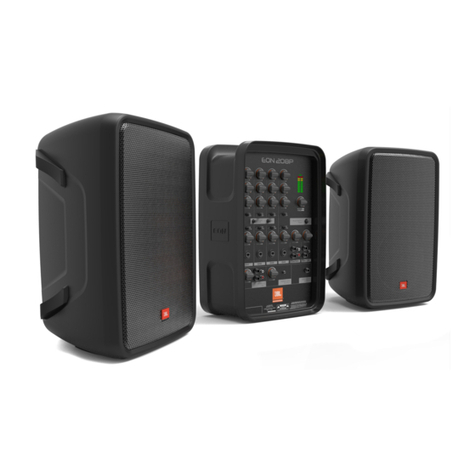 Harman JBL PROFESSIONAL EON208P User manual