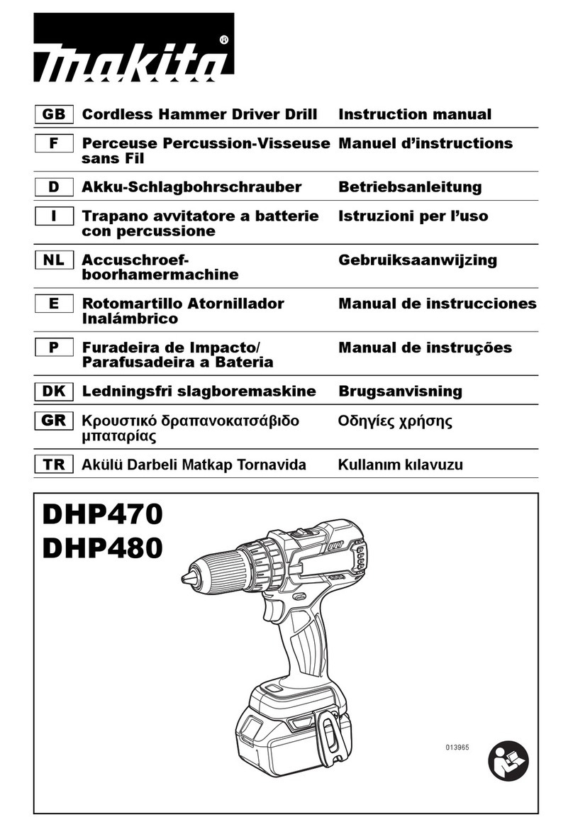 Makita DHP480RMJ User manual