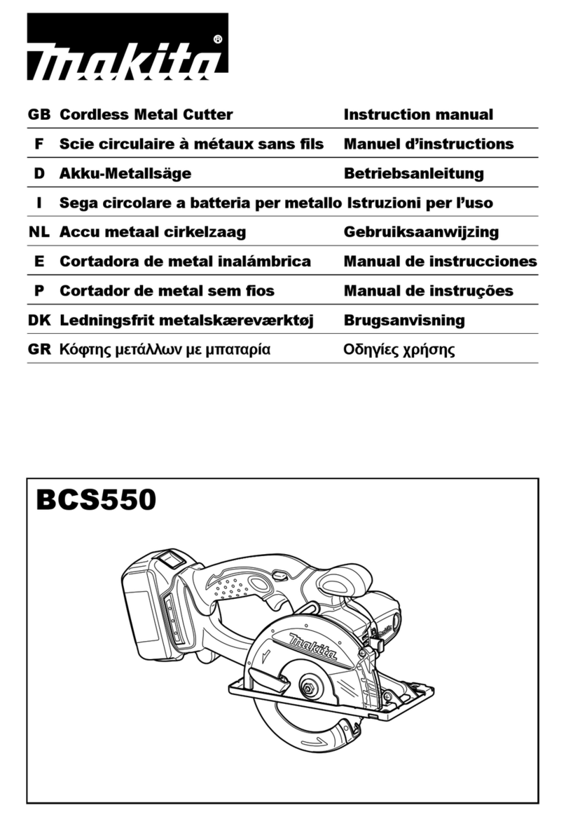 Makita DCS550ZJ User manual Makita DCS550ZJ User manual