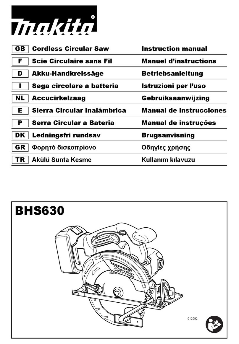 Makita BHS630RFJ instruction manual