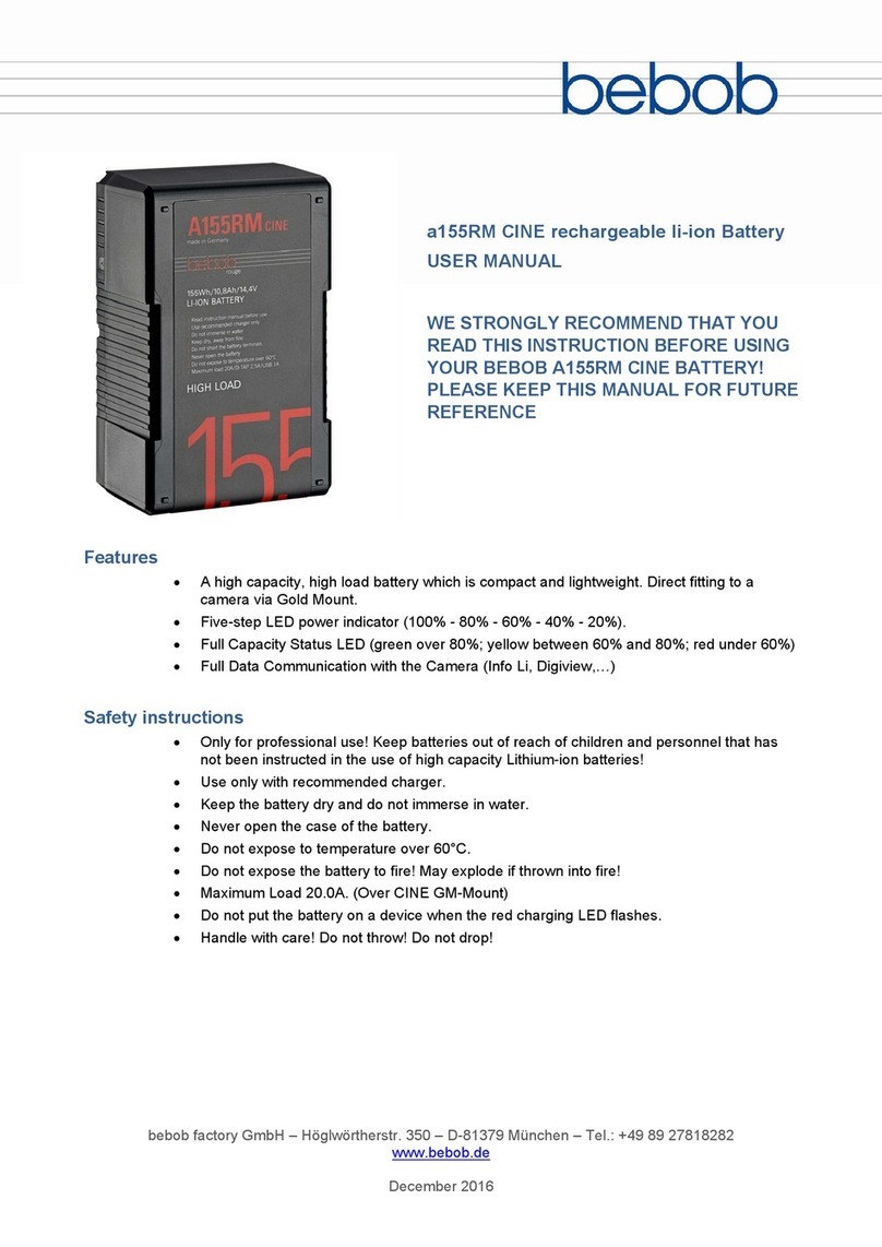 Bebob a155RM User manual