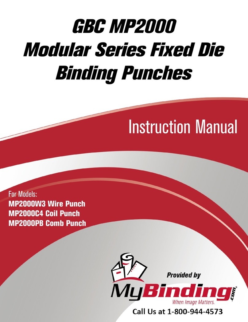 GBC Modular Series instruction manual