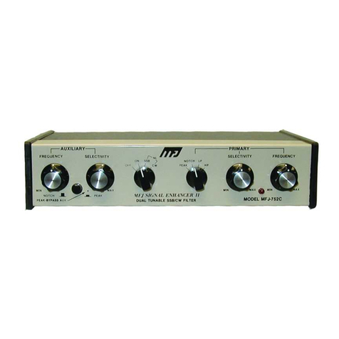 MFJ MFJ-752C SIGNAL ENHANCER II quick start guide