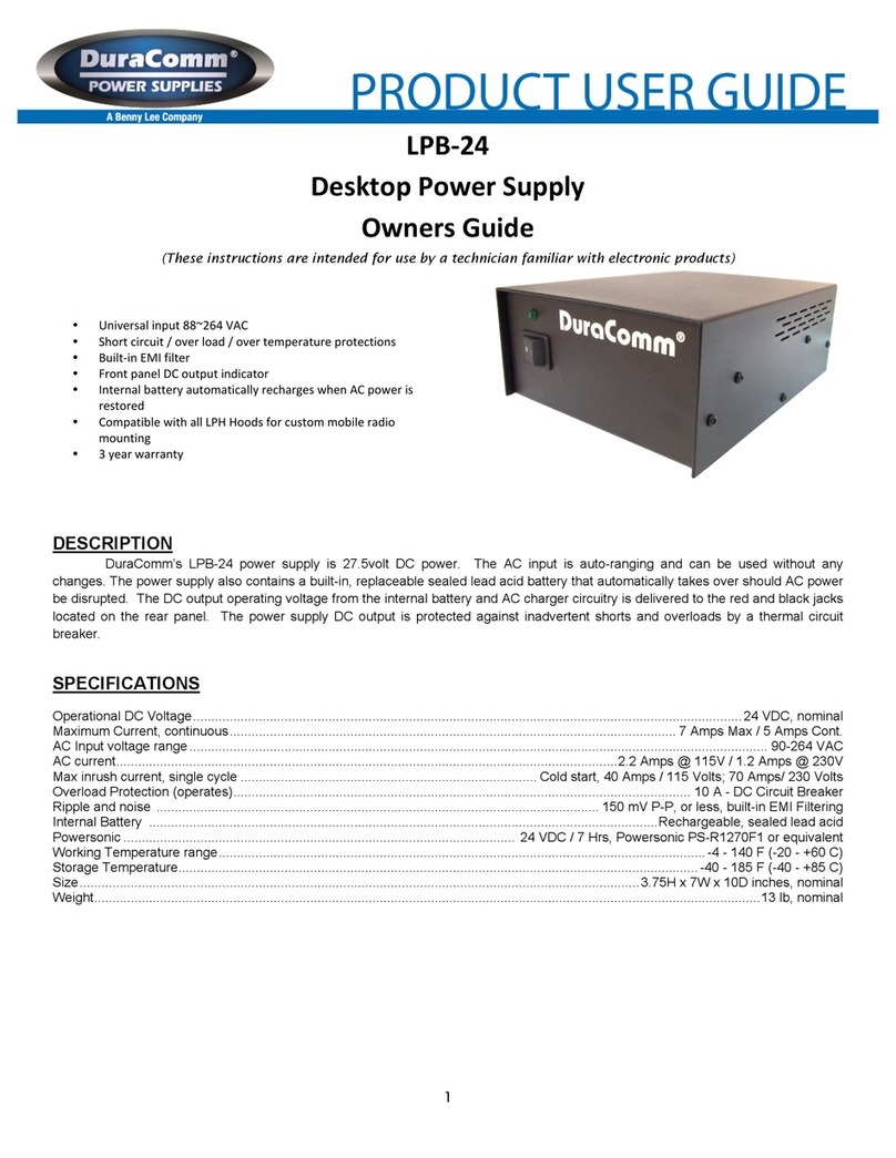 DuraComm LPB-24 Product user guide