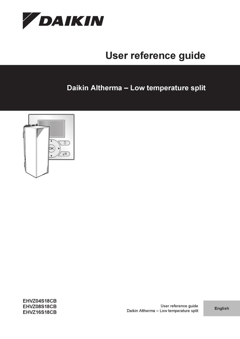 Daikin Altherma EHVZ08S18CB User reference guide