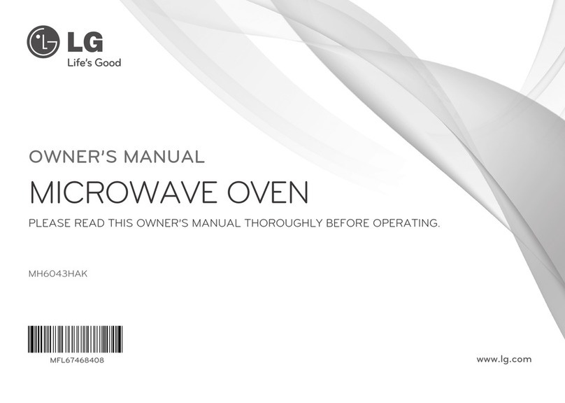 LG MH6043HAK User manual