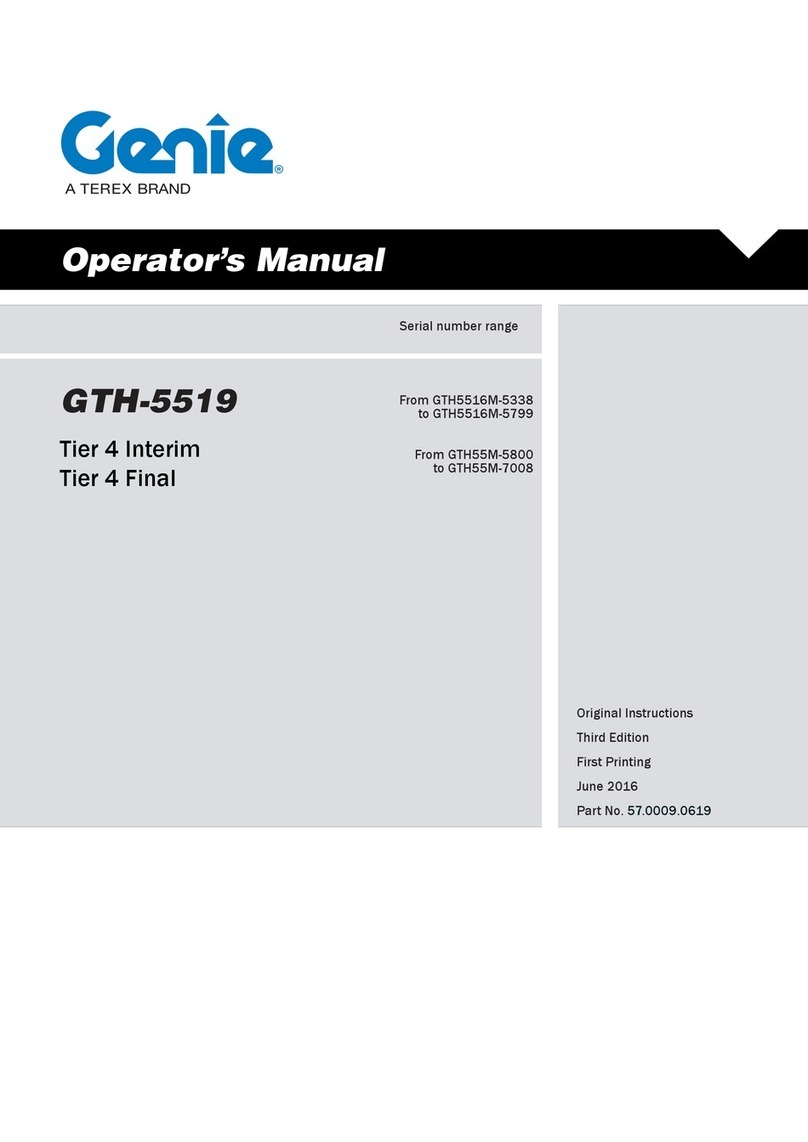Terex Genie GTH5516M-5338 User manual Terex Genie GTH5516M-5338 User manual