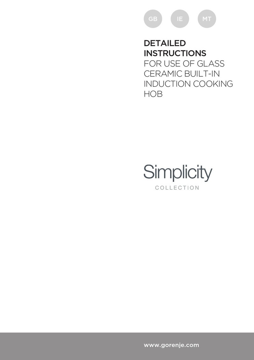 Gorenje Simplicity IT643SYW Technical manual