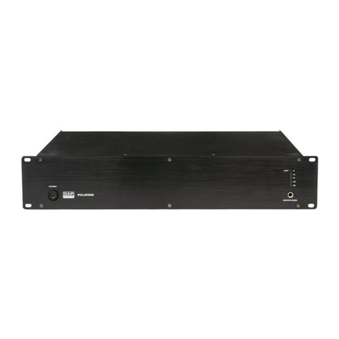 DAPAudio PA-250 User manual