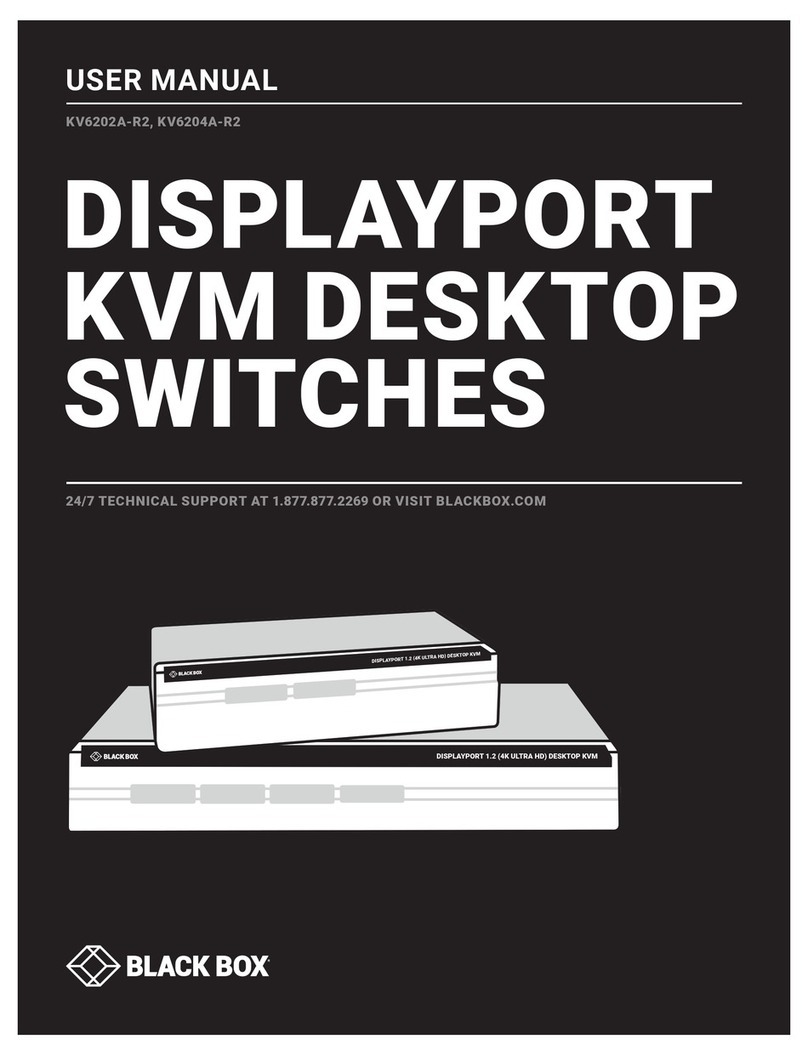 Black Box KV6202A-R2 User manual Black Box KV6202A-R2 User manual