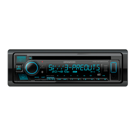 JVCKENWOOD KDC-BT960DAB instruction manual