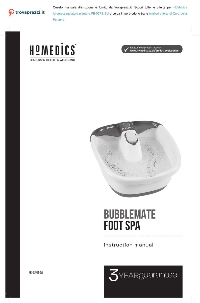 HoMedics FB-55PB-EU instruction manual