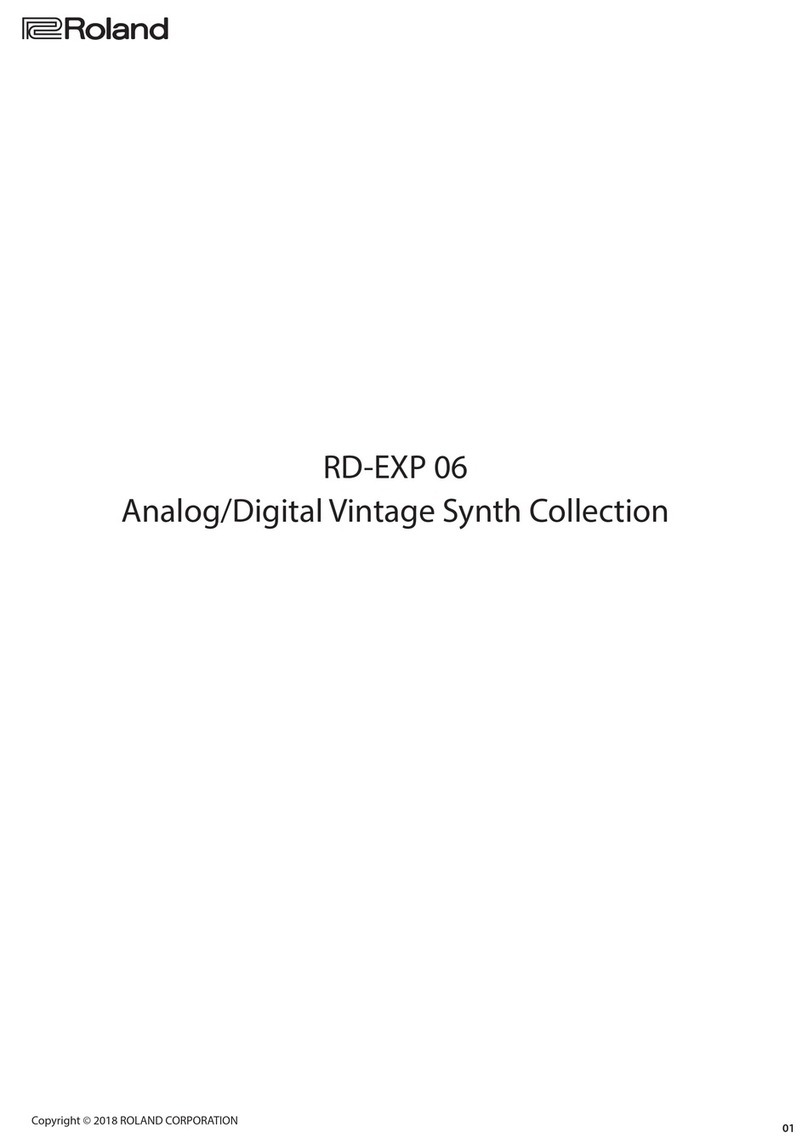 Roland RD-EXP 06 User manual
