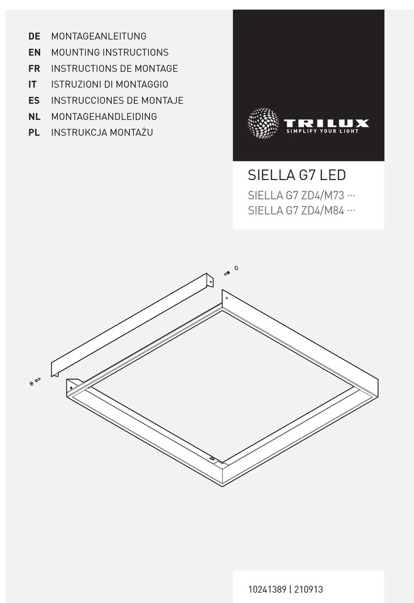 Trilux SIELLA G7 ZD4/M73 Mounting instruction Trilux SIELLA G7 ZD4/M73 Mounting instruction