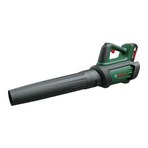 Bosch AdvancedLeafBlower 36V-750 User manual