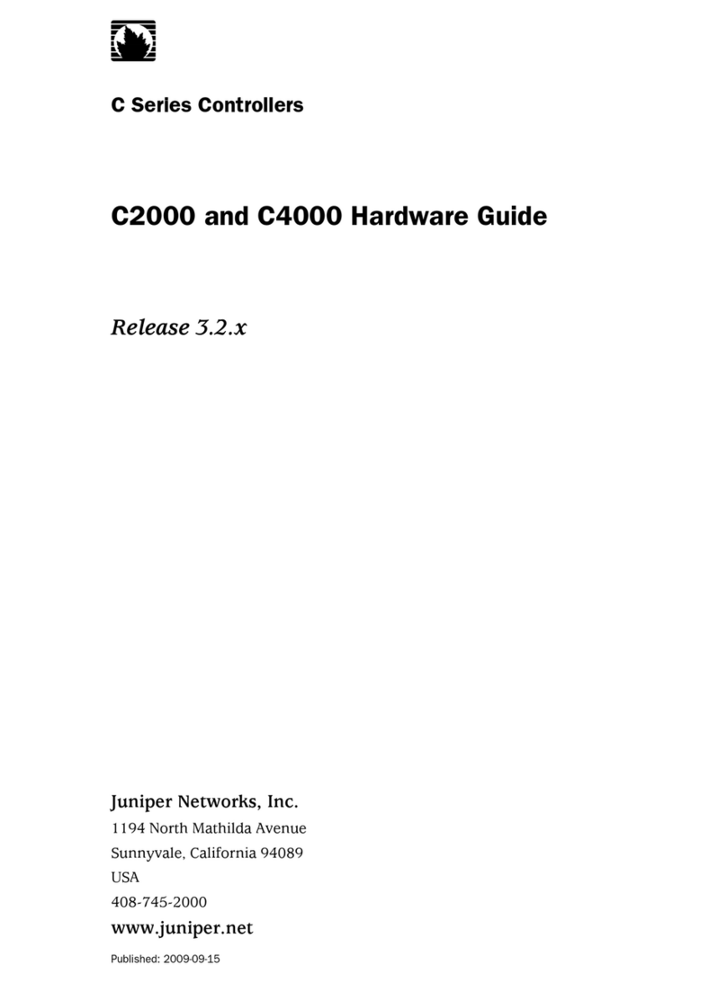 Juniper C series Hardware guide Juniper C series Hardware guide
