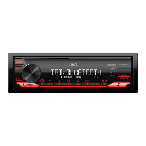 JVC KD-X282DBT User manual